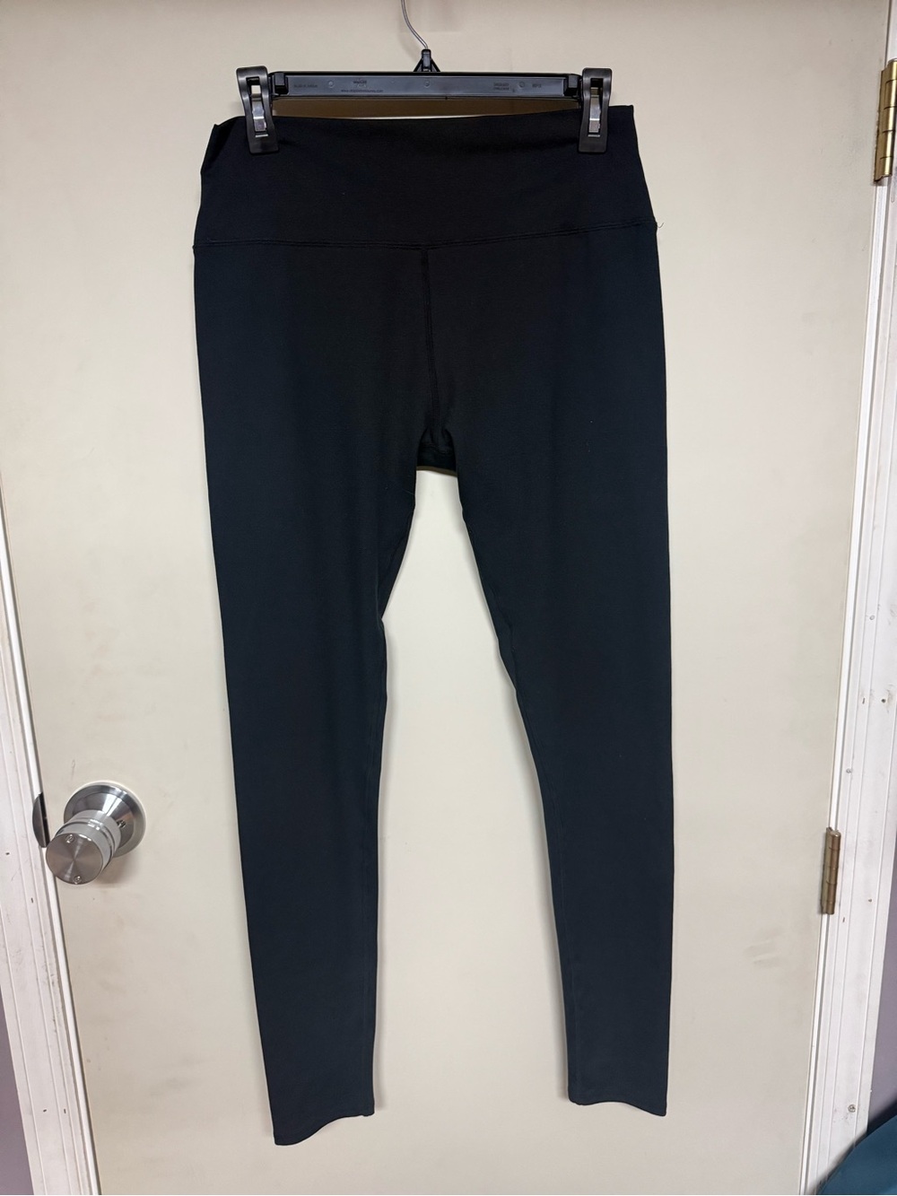 The Normal Brand Black Logo Legging, Ankle Length